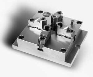 MCA Super Thin Low Profile Flange Mount 4-Jaw Scroll Chucks